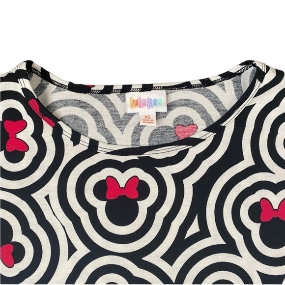 Lularoe Minnie Mouse graphic tee size XS - Picture 2 of 4